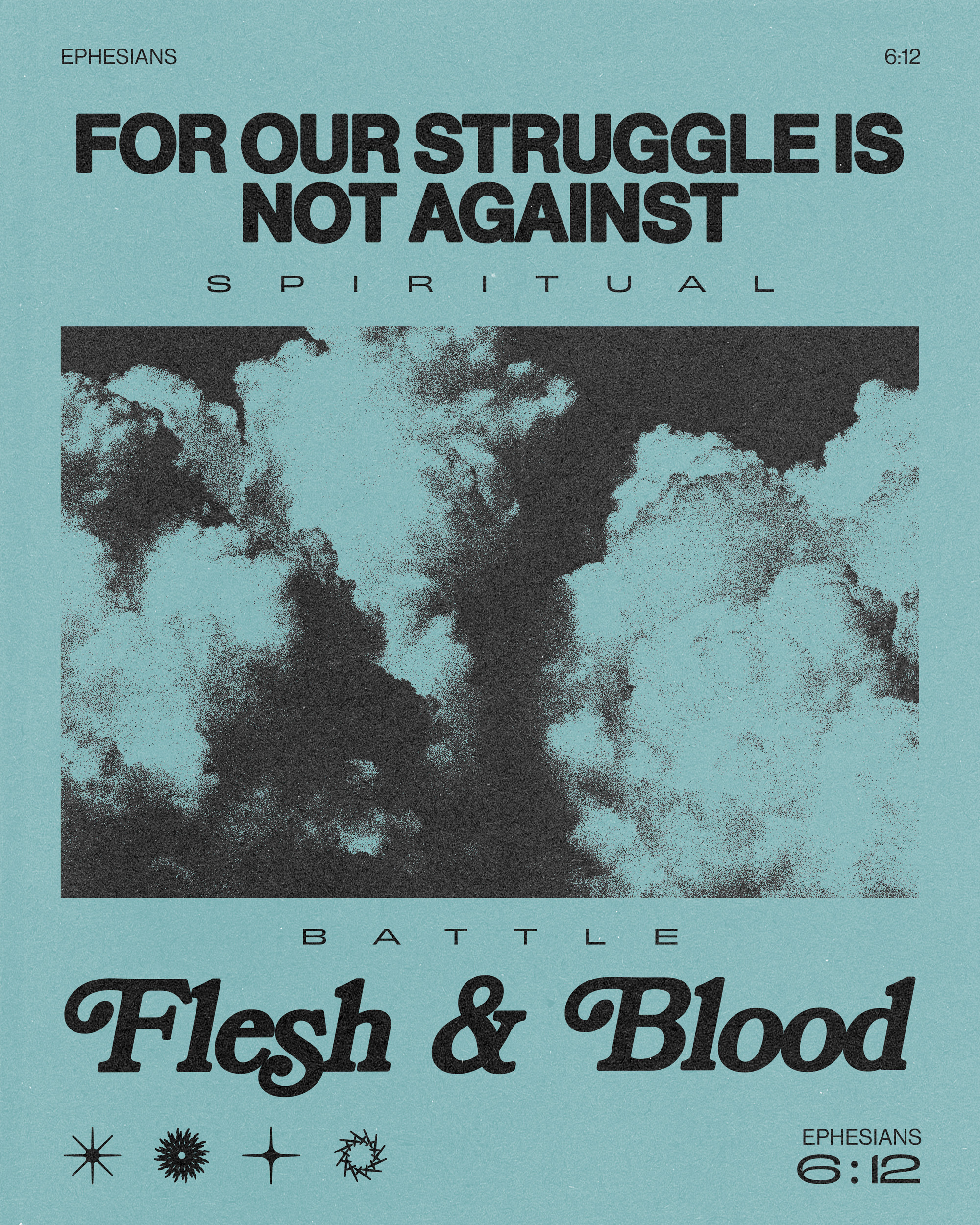 We do not fight against flesh and blood